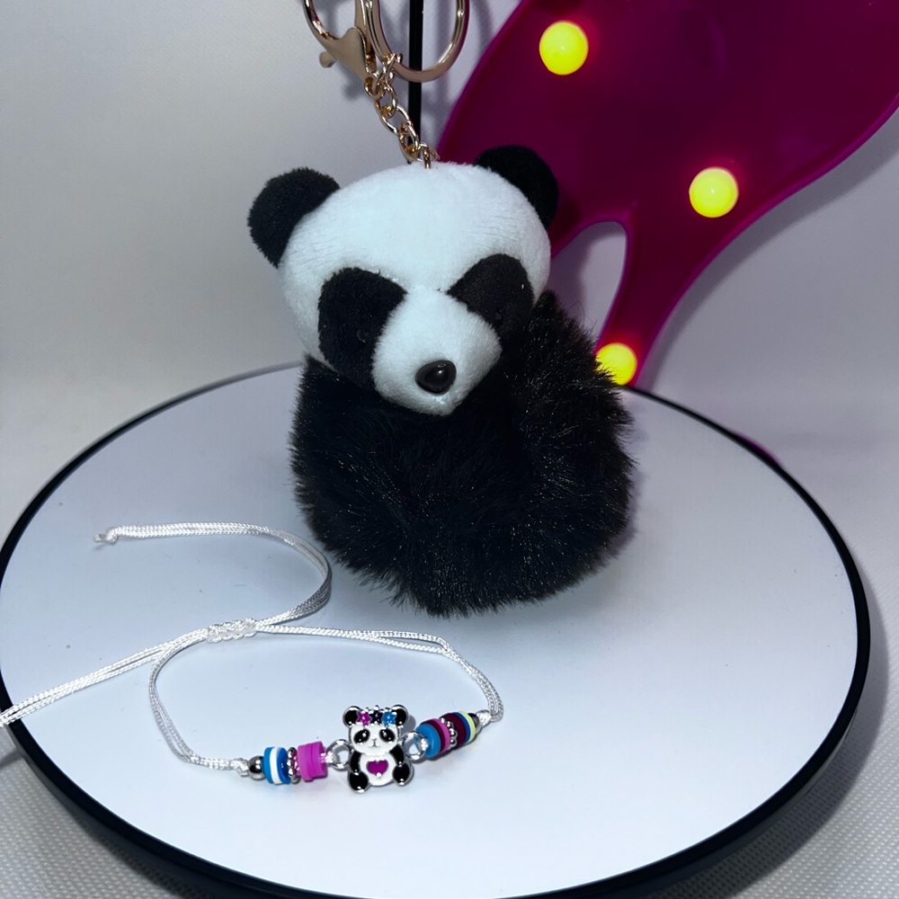 NWOT - Panda Keychain & Bracelet!!!